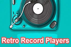 retro record players