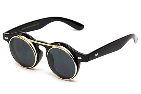 retro steampunk sunglasses