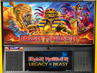Iron Maiden stern Pinball machine
