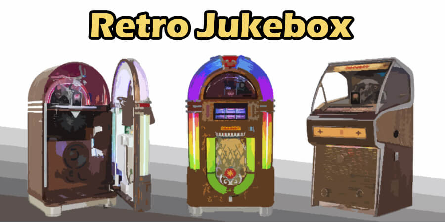 retro style jukebox machines