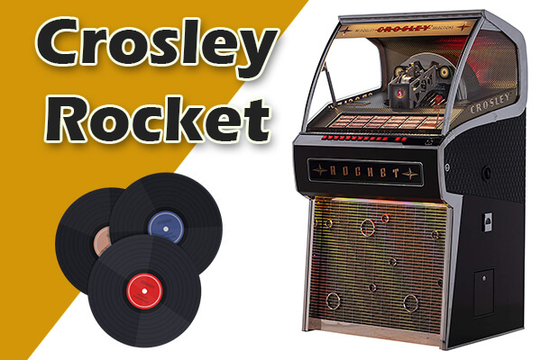 retro style jukebox crosley rocket