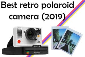 retro polaroid camera